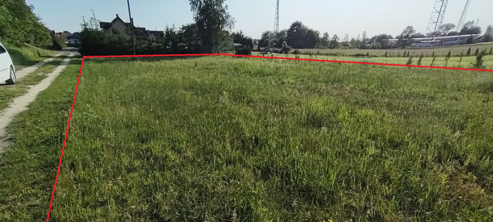 Widok działki